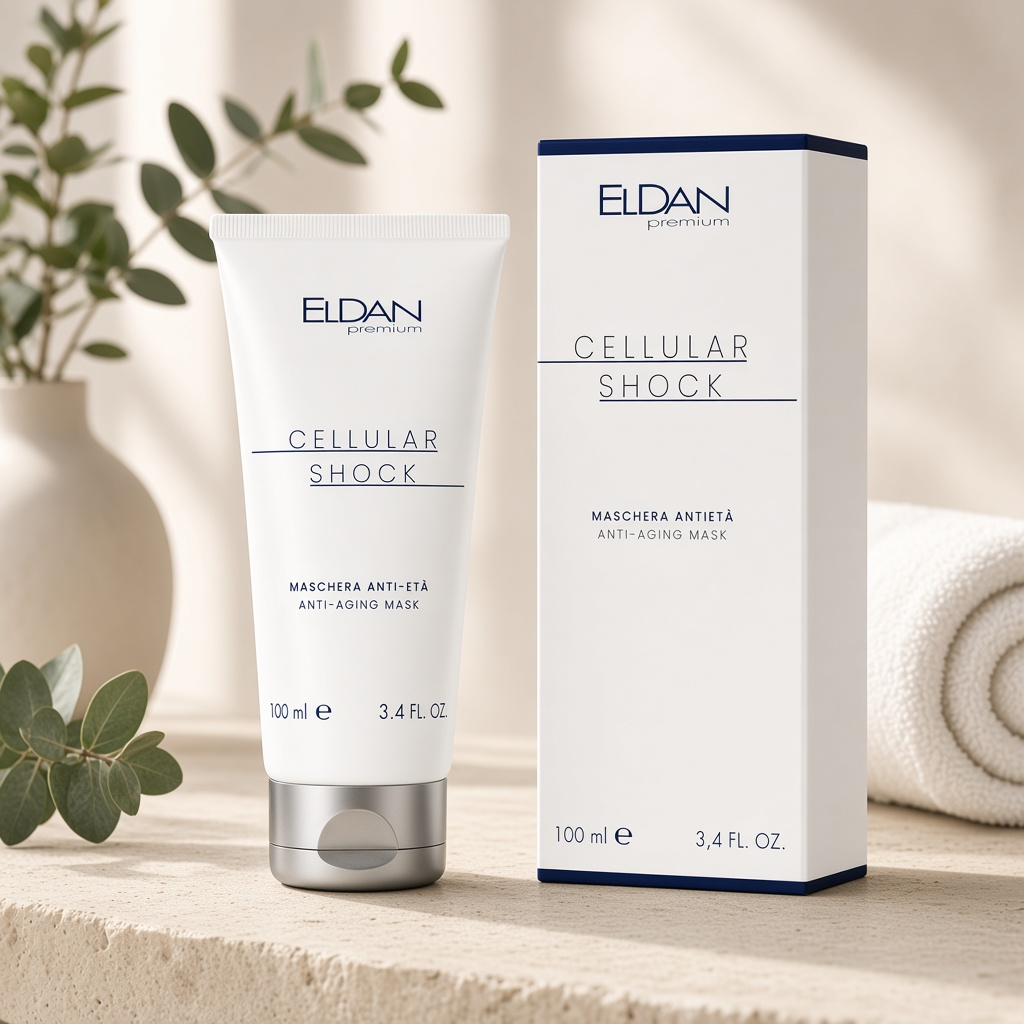 premium cellular shock anti aging mask Антивозрастная маска для лица с матриксилом 100 мл eldan Premium Cellular Shock Anti-Aging Mask Антивозрастная маска для лица с матриксилом 100 мл ELDAN — изображение 1