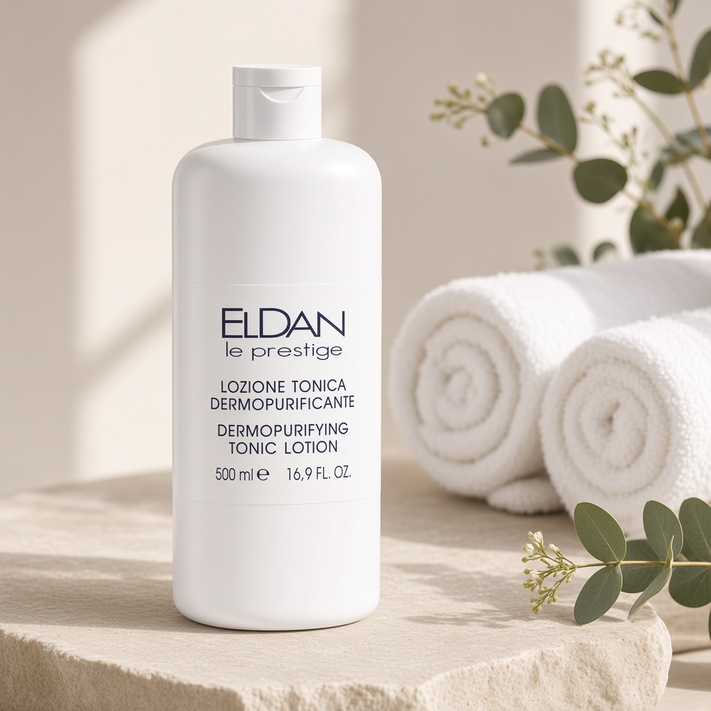 le prestige purifying tonic lotion Вяжущий тоник лосьон для жирной и комбинированной кожи 500 мл eldan Le Prestige Purifying Tonic Lotion Вяжущий тоник-лосьон для жирной и комбинированной кожи 500 мл ELDAN — изображение 1