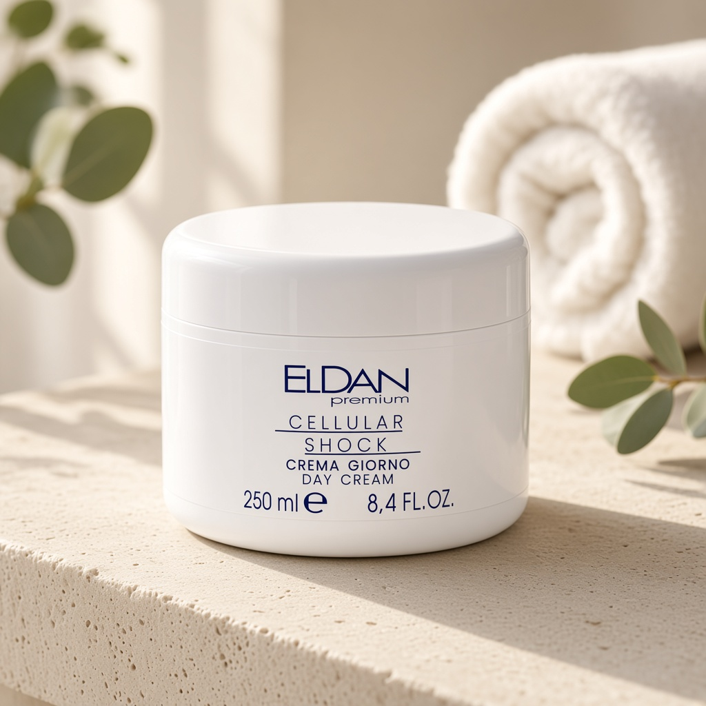 premium cellular shock day cream spf15 Дневной крем для лица с матриксилом 250 мл eldan Premium Cellular Shock Day Cream SPF15 Дневной крем для лица с матриксилом 250 мл ELDAN — изображение 1