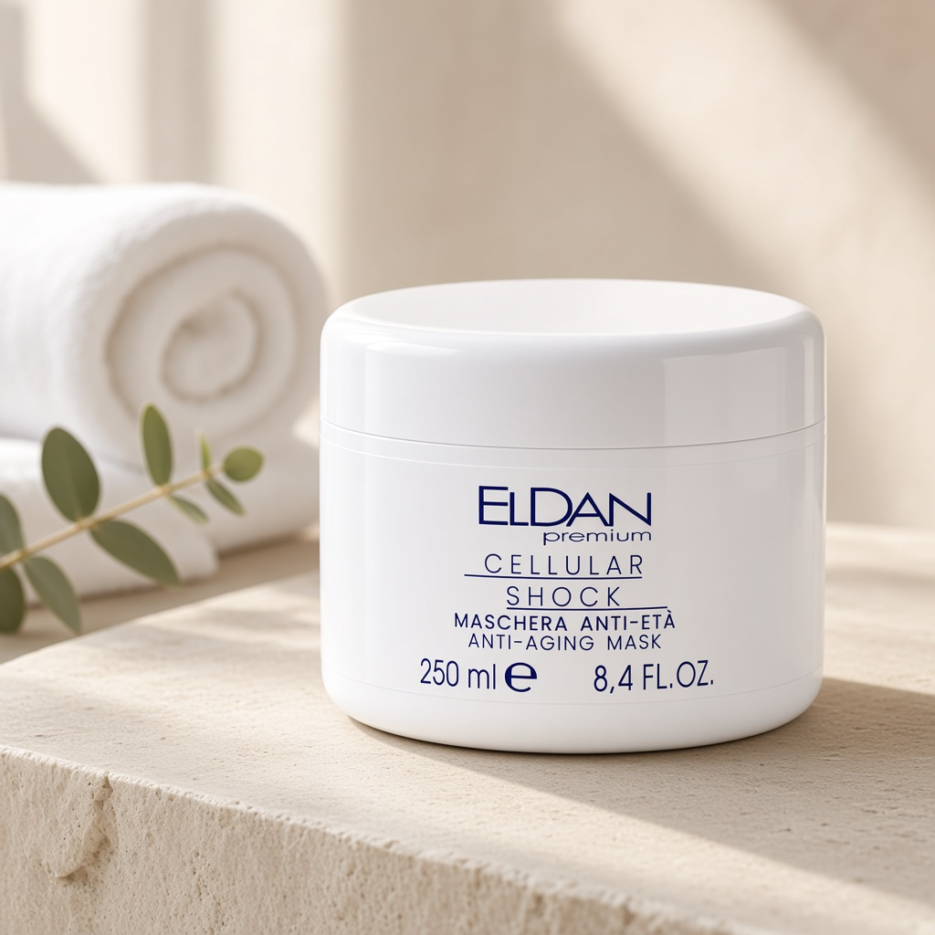 premium cellular shock anti aging mask Антивозрастная маска для лица с матриксилом 250 мл eldan Premium Cellular Shock Anti-Aging Mask Антивозрастная маска для лица с матриксилом 250 мл ELDAN — изображение 1