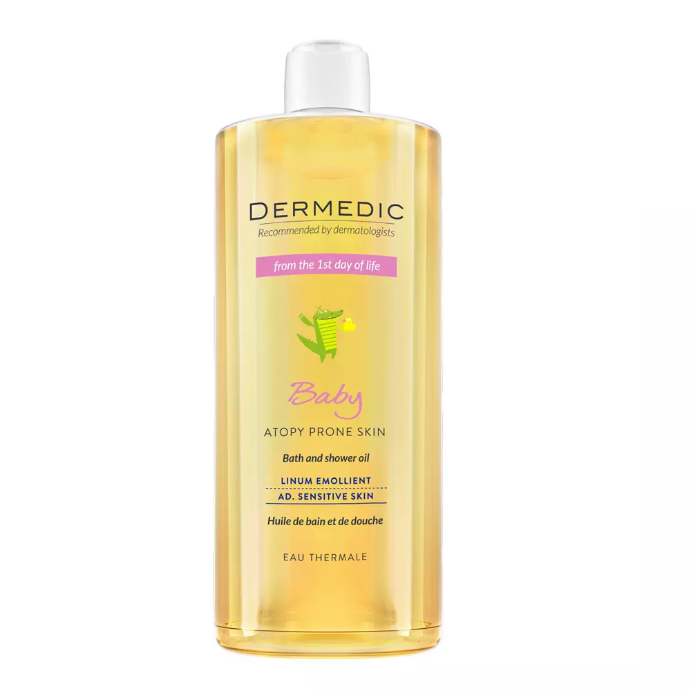 DERMEDIC 604-DM-137 DERMEDIC Baby Atopy Prone Skin Bath and Shower Oil Масло для ванны и душа с первого дня жизни 500 мл