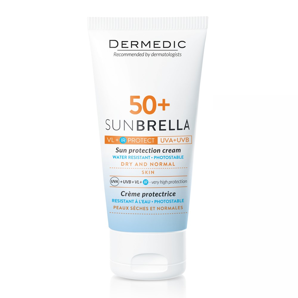 eh99989418292-0 Sunbrella Sun Protection Cream Dry and Normal Skin SPF 50+ Солнцезащитный крем для сухой и нормальной кожи 50 мл DERMEDIC