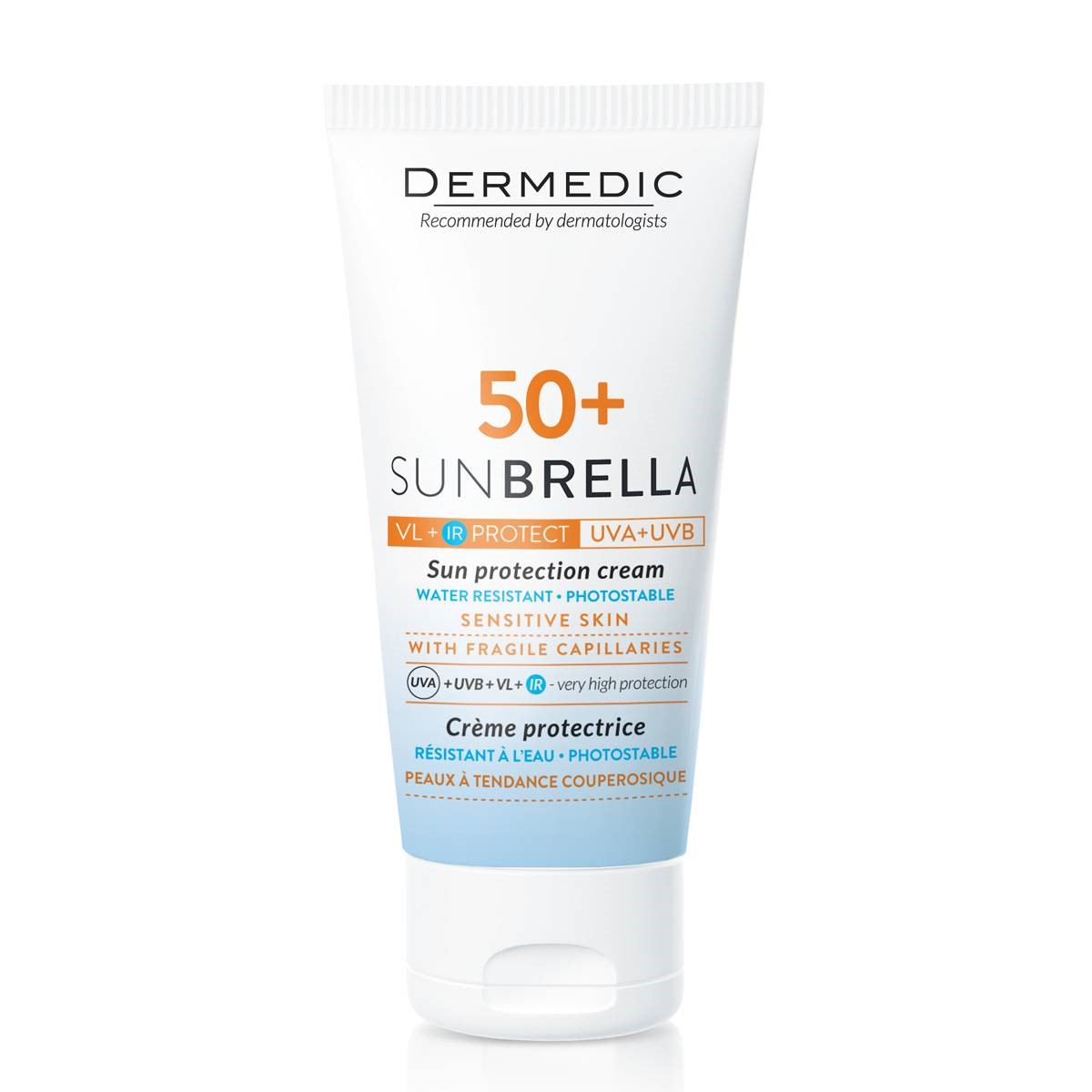 eh99989422178-11 Sunbrella Sun Protection Cream Sensitive Skin SPF 50+ Солнцезащитный крем для чувствительной кожи 50 мл DERMEDIC