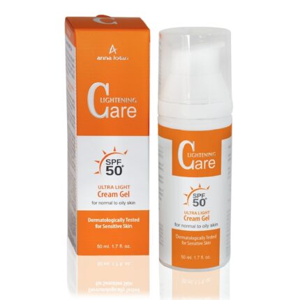 Anna Lotan Lightening Care Ultra Light Cream Gel SPF 50+ Ультралегкий крем-гель для нормальной и жирной кожи 50 мл