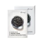 esh012241, НАБОР Тканевая маска для лица ЧЕРНАЯ ИКРА Black Caviar Prestige EX Mask, 25 мл* 5шт, ESTHETIC HOUSE