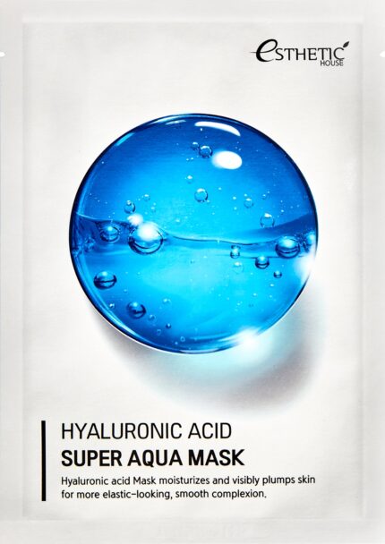 esh012258, Набор/Тканевая маска для лица ГИАЛУРОНОАЯ КИСЛОТА HYALURONIC ACID SUPER AQUA MASK, 25 мл* 5шт, ESTHETIC HOUSE