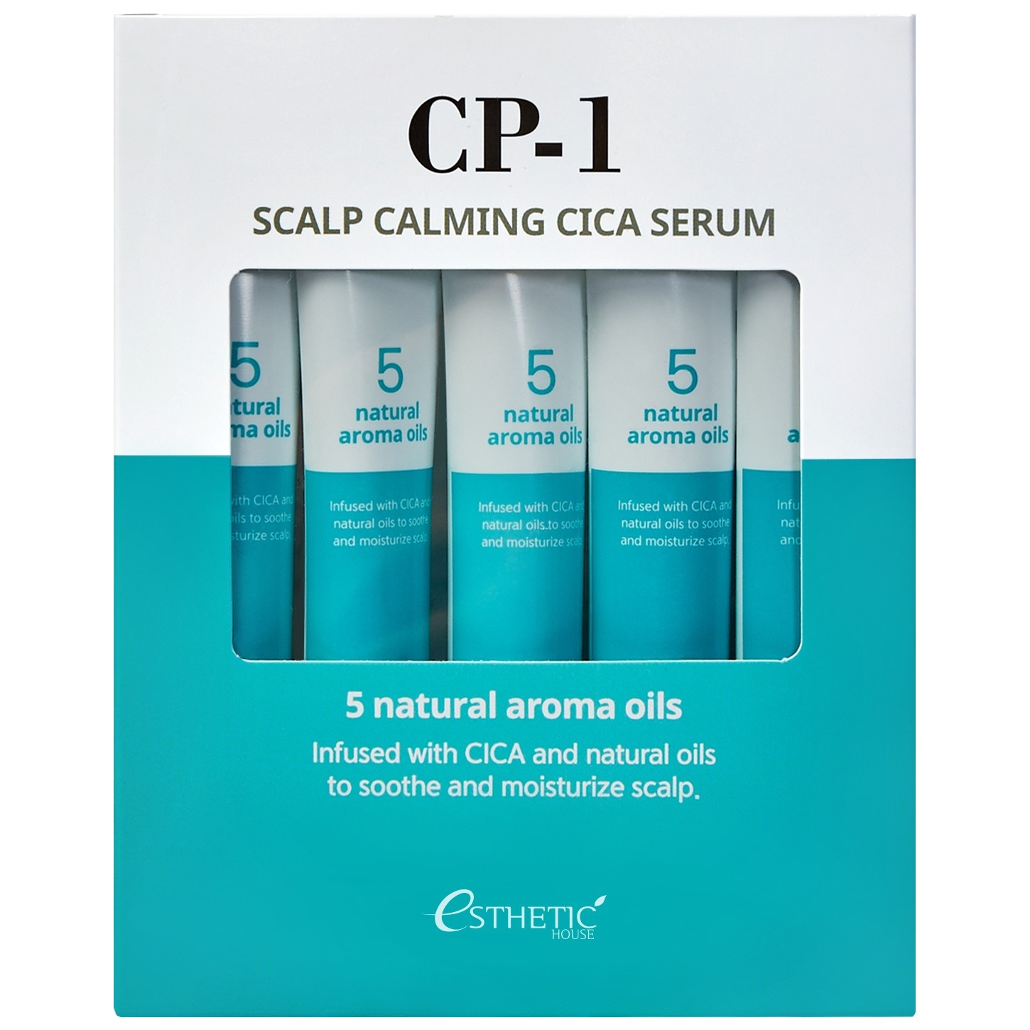 012562.jpg Esthetic House CP-1 Scalp Calming Cica Serum Cыворотка для кожи головы успокаивающая 5*20 мл