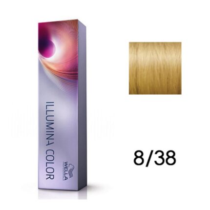 Стойкая крем-краска Illumina Color, тон 8/38, 60мл