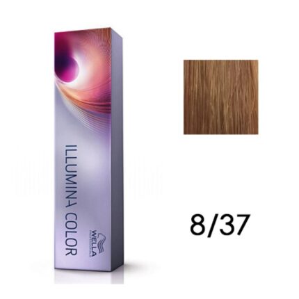 Стойкая крем-краска Illumina Color, тон 8/37, 60мл