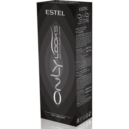 Only Looks Краска для бровей и ресниц тон чёрный 601 ESTEL
