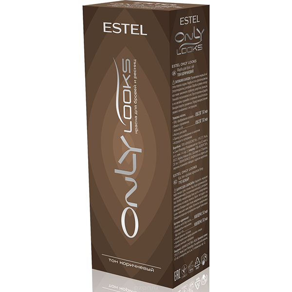 3329b1.jpg Only Looks Краска для бровей и ресниц тон коричневый 602 ESTEL