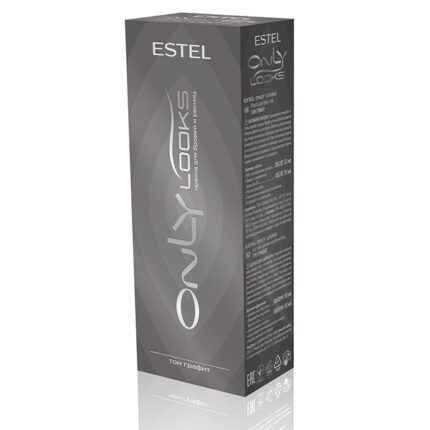 Only Looks Краска для бровей и ресниц тон графит 604 ESTEL