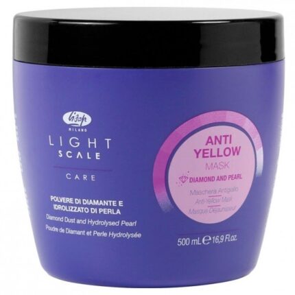 Anti Yellow Mask Маска для осветленных мелированных и седых волос 500 мл LISAP 110096