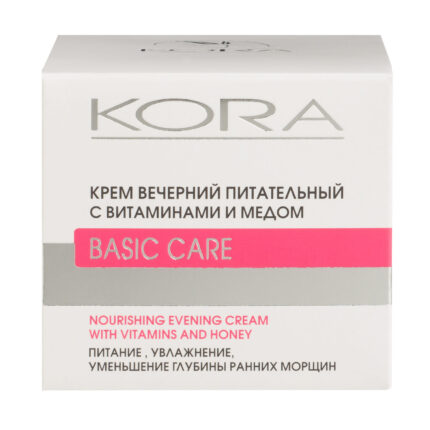 Крем вечерний питательный с витаминами и медом 50 мл KORA 40326