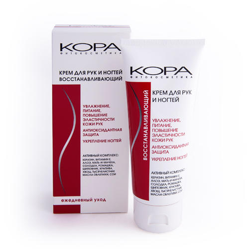 40494-1.jpg Крем для рук и ногтей восстанавливающий 100 мл KORA 40494