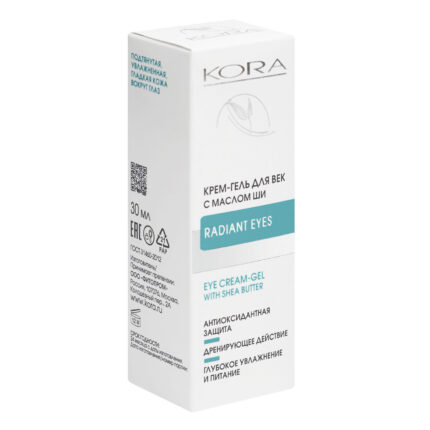 Кора Крем-гель для век с маслом ши от отеков и морщин 30 мл KORA 41873