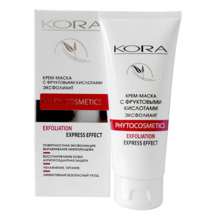 Кора Крем-маска с фруктовыми кислотами эксфолиант 100 мл KORA 44607