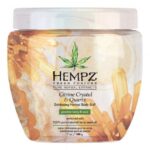 Скраб для тела с мерцающим эффектом Citrine Crystal & Quartz Herbal Body Buff, 198 г HEMPZ