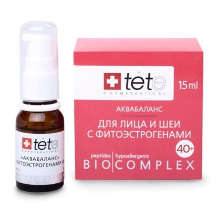 Биокомплекс аквабаланс с фитоэстрагенами 40+ 15 мл TETE