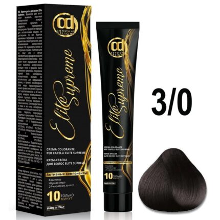 CONSTANT DELIGHT Elite Supreme Крем-краска темный шатен 3/0 100 мл