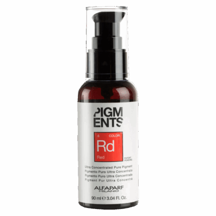 PIGMENTS Red .6 Ультраконцентрированный пигмент красный 90 мл ALFAPARF