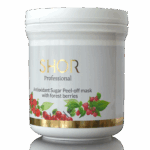 Antioxidant Sugar Peel-off mask with forest berries Антиоксидантная сахарная маска с лесными ягодами 500 гр SHOR