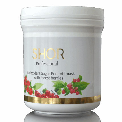 Antioxidant Sugar Peel-off mask with forest berries Антиоксидантная сахарная маска с лесными ягодами 500 гр SHOR