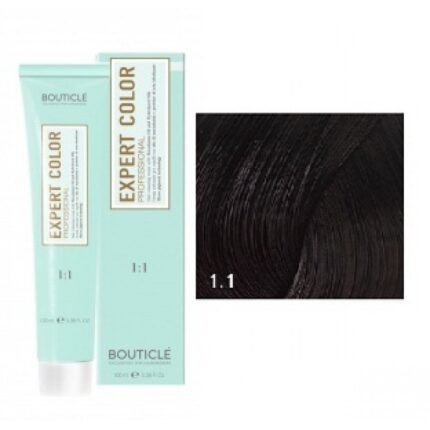 Expert Color Крем-краска для волос 1.1 Ледяной черный 100 мл BOUTICLE