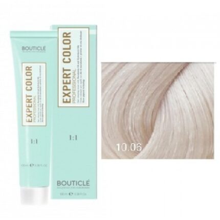 Expert Color Крем-краска для волос 10.06 Светлый блондин натурально фиолетовый 100 мл BOUTICLE