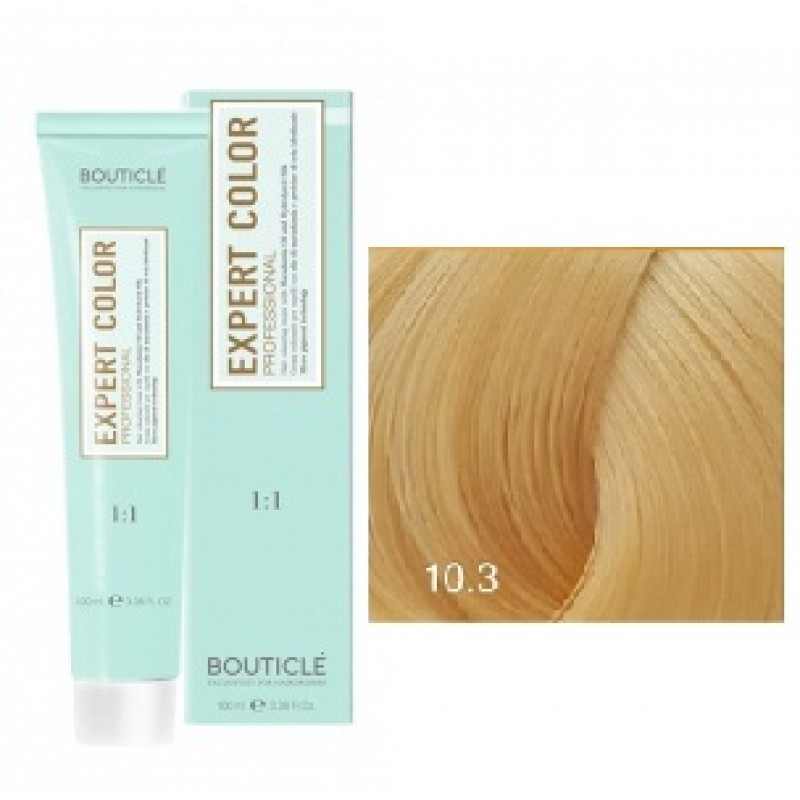 BUT10-3-800x800-1.jpg Expert Color Крем-краска для волос 10.3 Светлый блондин золотой 100 мл BOUTICLE