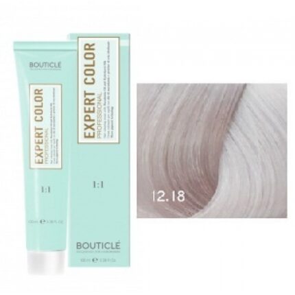 Expert Color Крем-краска для волос 12.18 Пепельно жемчужный экстра блондин 100 мл BOUTICLE