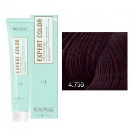 Expert Color Крем-краска для волос 4.756 Шатен махагоново фиолетовый 100 мл BOUTICLE