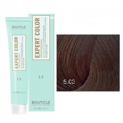 Expert Color Крем-краска для волос 5.03 Светлый шатен натурально золотистый 100 мл BOUTICLE