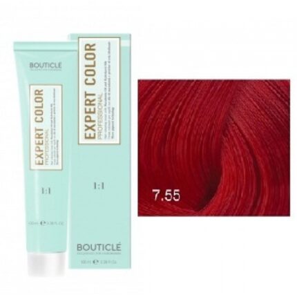 Expert Color Крем-краска для волос 7.55 Русый интенсивный красный 100 мл BOUTICLE