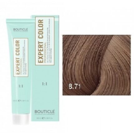 Expert Color Крем-краска для волос 8.71 Светло русый коричнево пепельный 100 мл BOUTICLE