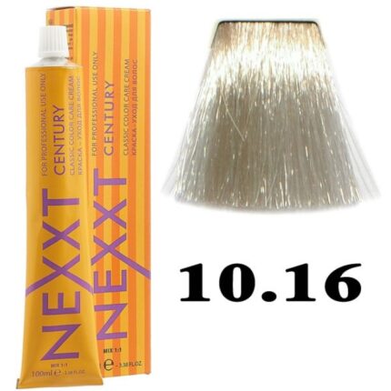CENTURY, Крем-краска уход для волос 10.16, 100 мл