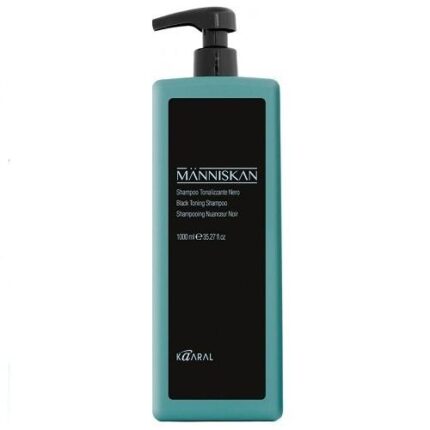 KP_1502, Шампунь тонирующий черный Black Toning Shampoo 250мл, KAARAL