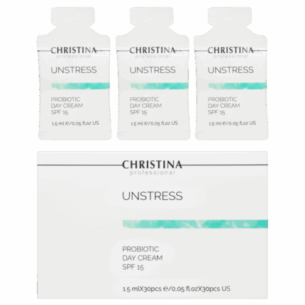 Christina Unstress Probiotic Day Cream SPF 15 Дневной крем с пробиотическим действием 1.5 мл x 30 шт