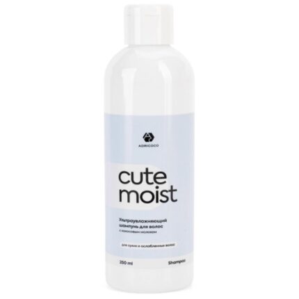 Ультраувлажняющий шампунь для волос ADRICOCO CUTE MOIST с кокосовым молоком 250 мл