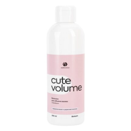 Бальзам для объема волос ADRICOCO CUTE VOLUME с бамбуком 250 мл