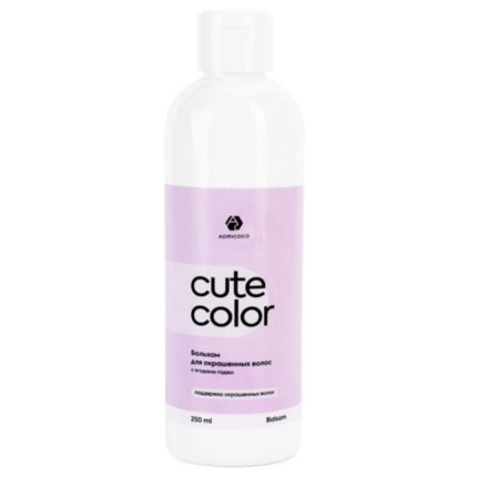 Бальзам для окрашенных волос ADRICOCO CUTE COLOR с ягодами годжи 250 мл