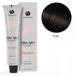 Крем-краска для волос ADRICOCO Miss Adri оттенок 6.18 Темный блонд пепельный коричневый 100 мл