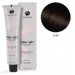 Крем-краска для волос ADRICOCO Miss Adri оттенок 4.81 Коричневый какао пепельный 100 мл