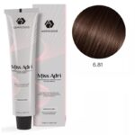 Крем-краска для волос ADRICOCO Miss Adri оттенок 6.81 Темный блонд капучино пепельный 100 мл