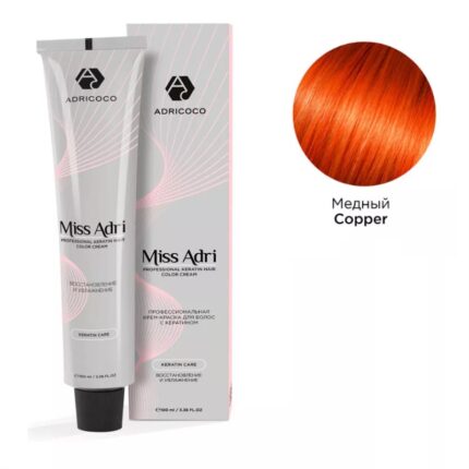 Крем-краска для волос ADRICOCO Miss Adri корректор Медный 100 мл