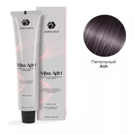 Крем-краска для волос ADRICOCO Miss Adri корректор Пепельный 100 мл