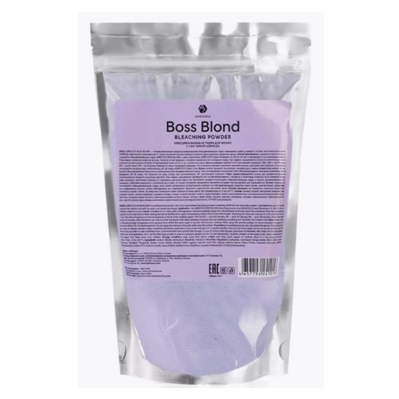adr6240323-800x800-1.jpg Обесцвечивающая пудра для волос ADRICOCO Boss Blond с системой ADRIPLEX, лавандовая, Италия 500 гр