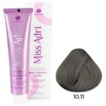 Крем-краска для волос Miss Adri Elite Edition, оттенок 10.11 Платиновый блонд пепельный интенсивный ADRICOCO 100 мл