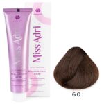 Крем-краска для волос Miss Adri Elite Edition, оттенок 6.0 Темный блонд ADRICOCO 100 мл