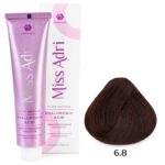 Крем-краска для волос Miss Adri Elite Edition, оттенок 6.8 Темный блонд капучино ADRICOCO 100 мл